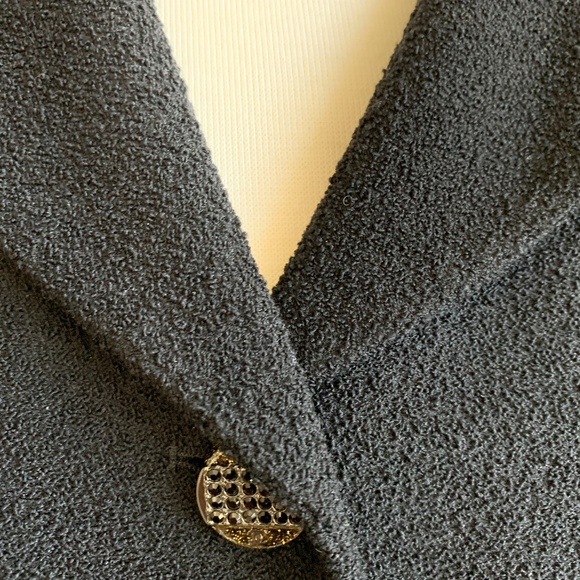 Chanel Black Blazer Jacket size 44 - Picture 9 of 12